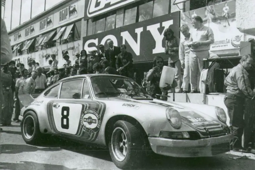 Victorious car at 1973 Targa Florio