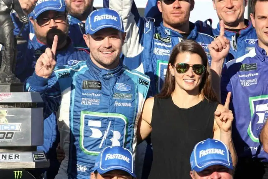 Ricky Stenhouse Jr and Danica Patrick