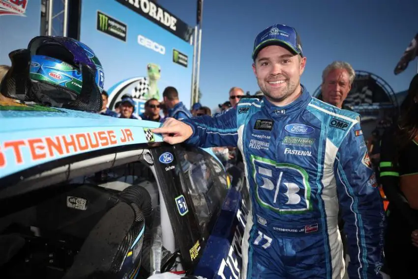 Ricky Stenhouse Jr's first win