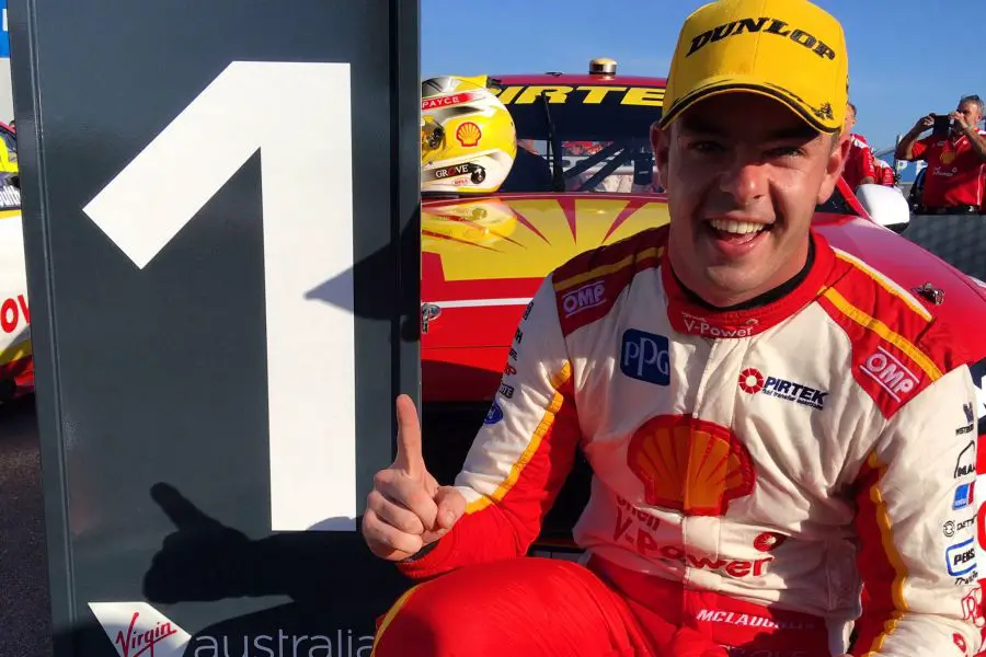 Scott McLaughlin wins Race 7 of the 2017 Virgin Australia Supercars Championship