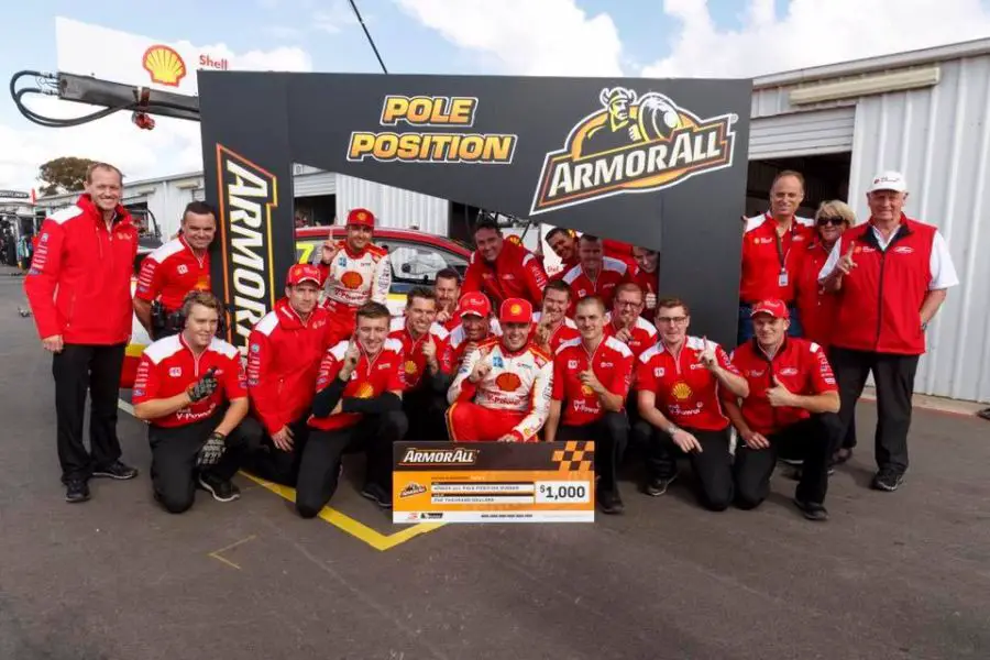 Scott McLaughlin, pole position and victory at Winton Motor Raceway