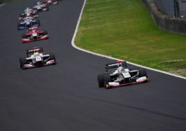 Super Formula Okayama, race 1, Lotterer, Sekiguchi