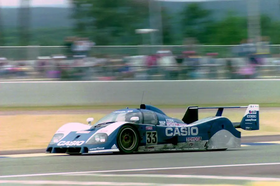 The #33 Toyota TS010, 1992 Le Mans