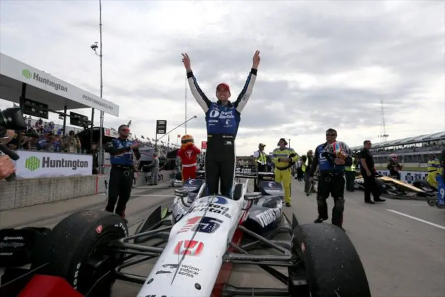 Graham Rahal wins Detroit Grand Prix