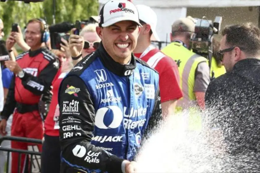 Graham Rahal wins Detroit Grand Prix