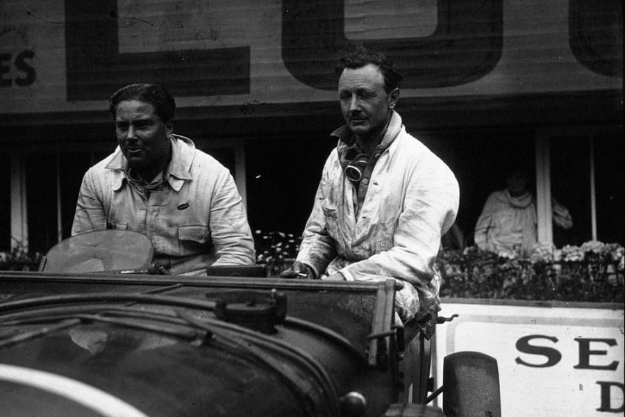 Woolf Barnato and Henry Birkin at 1929 Le Mans