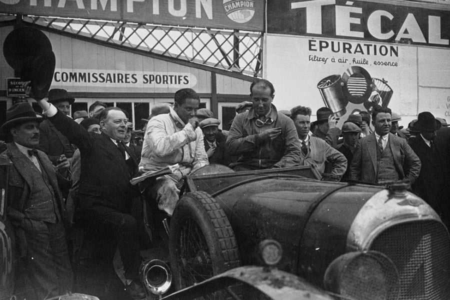 Woolf Barnato and Bernard Rubin at 1928 Le Mans