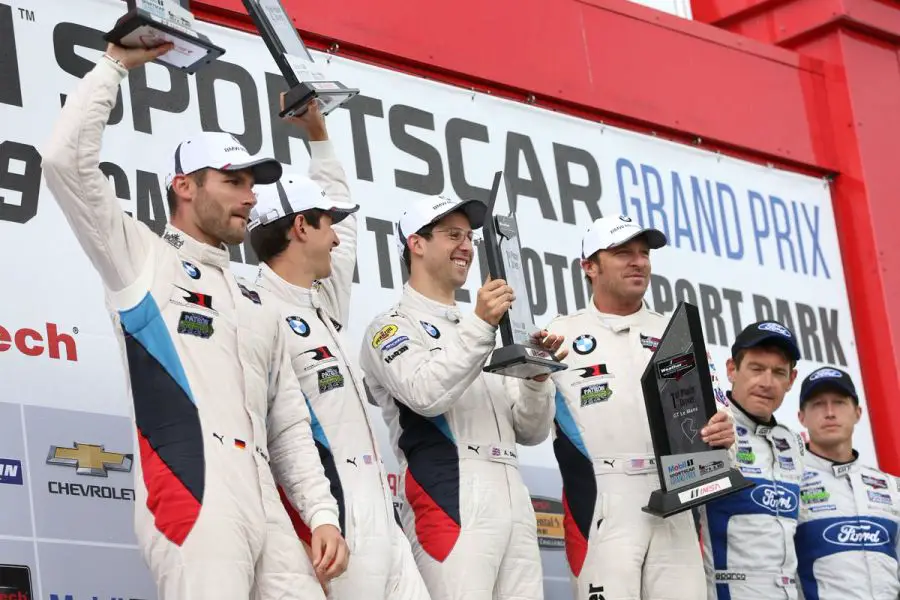 GTLM class podium