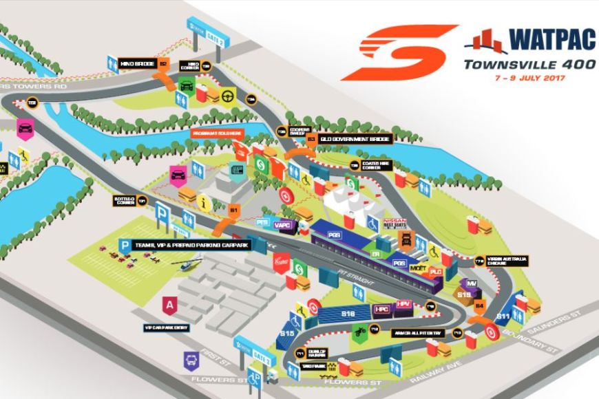 Townsville Street Circuit map