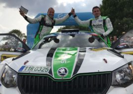 Jan Kopecky, Pavel Dresler, 2017 Barum Czech Rally Zlin winners