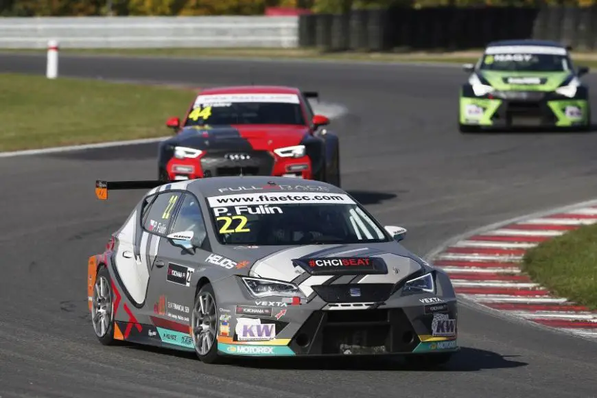 Petr Fulin was driving the #22 Seat Leon TCR for Krenek Motorsport