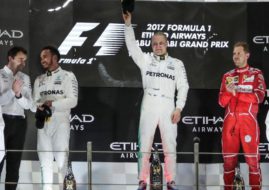 F1 Abu Dhabi Grand Prix podium