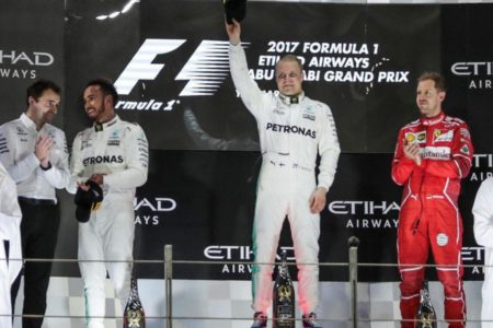 F1 Abu Dhabi Grand Prix podium