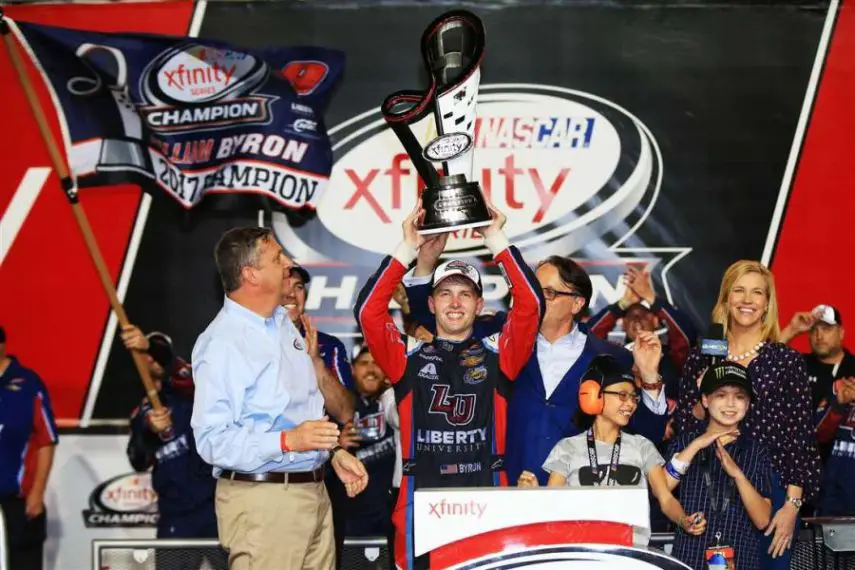 William Byron, 2017 NASCAR Xfinity Series champion