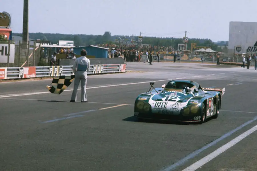 Alain de Cadenet and Chris Craft reached Le Mans podium in the #12 De Cadenet Lola T380