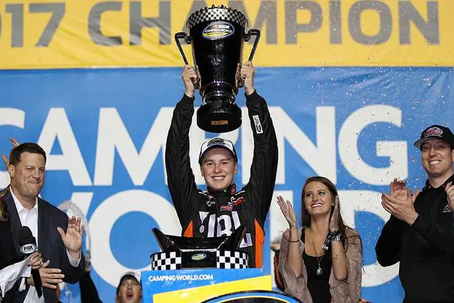 Christopher Bell 2017 Truck Series champion