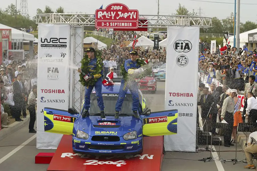 2004 Rally Japan, Petter Solberg and Phil Mills