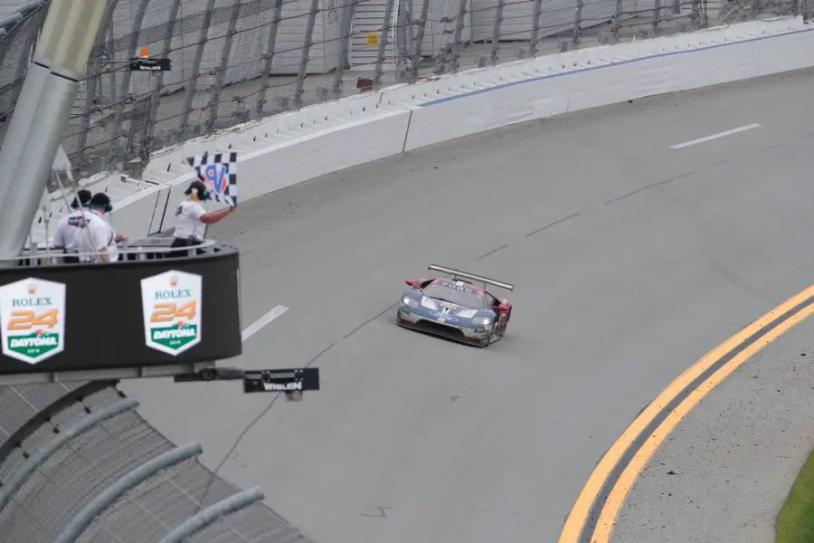 The #67 Ford GT wins GTLM class at 2018 Daytona 24 Hours