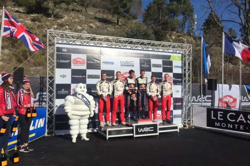 2018 Rallye Monte-Carlo podium