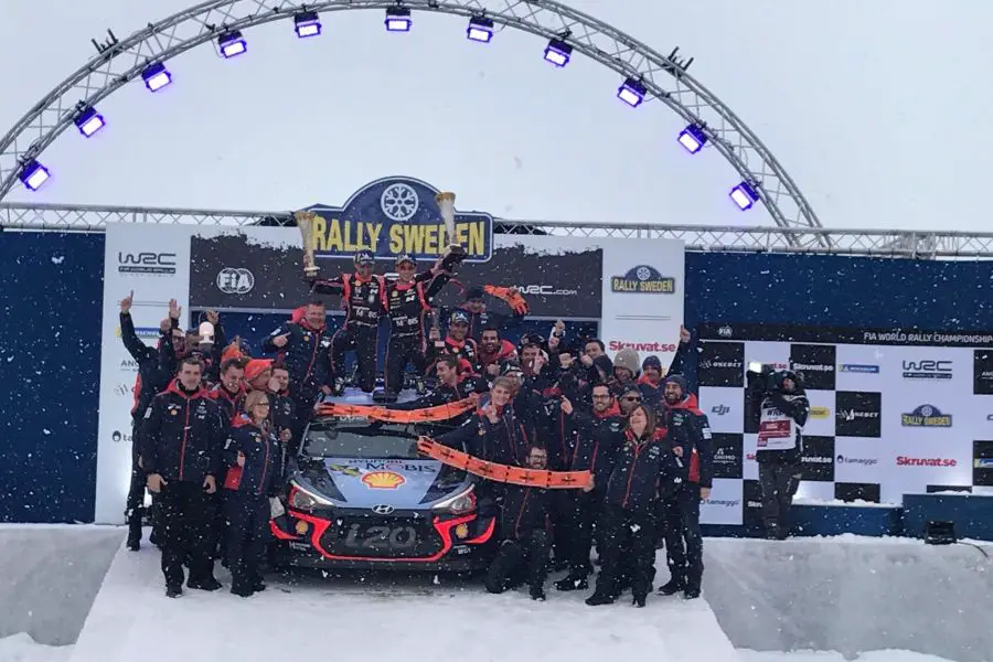 2018 Rally Sweden, Hyundai Motorsport, Thierry Neuville