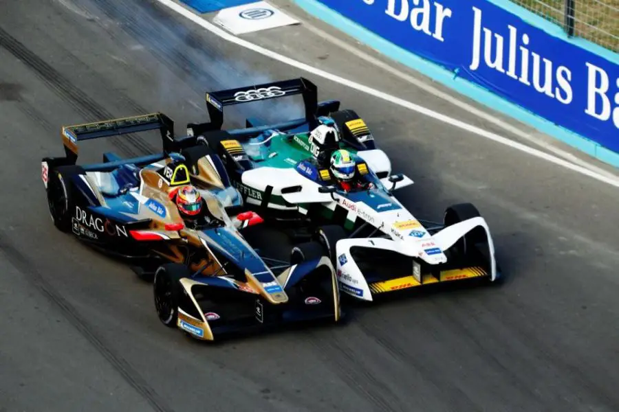 A duel for the victory - Jean-Eric Vergne and Lucas di Grassi