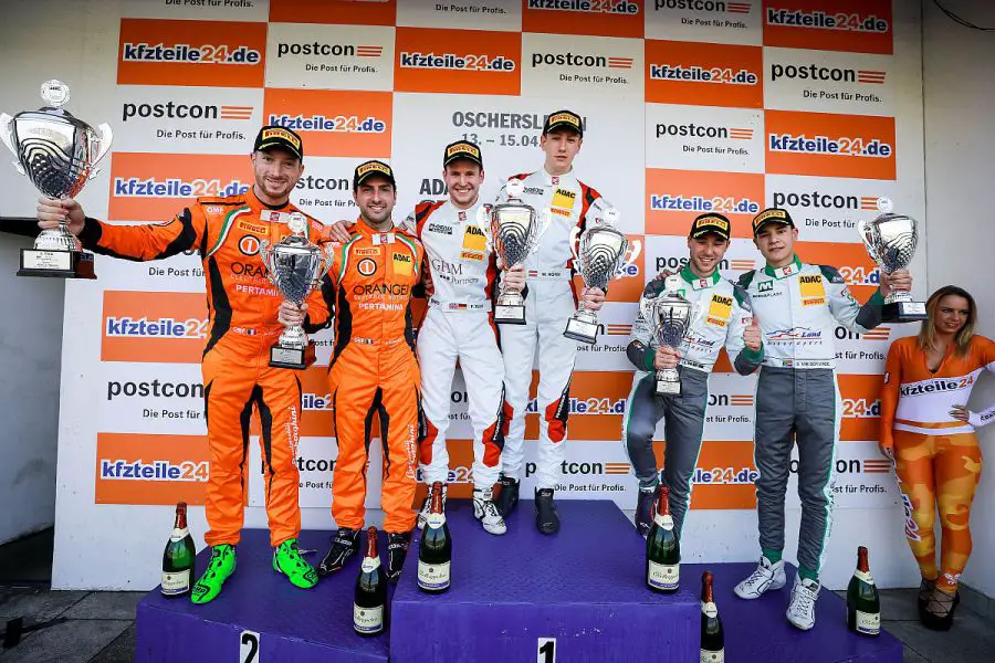 ADAC GT Masters, Oschersleben race 1 podium