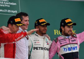 Azerbaijan Grand Prix podium