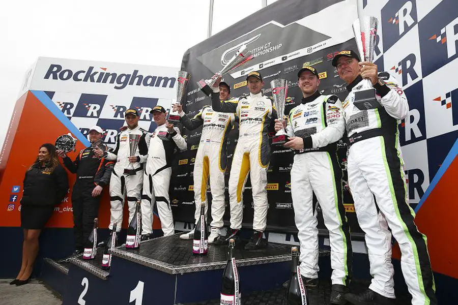 British GT Donington podium