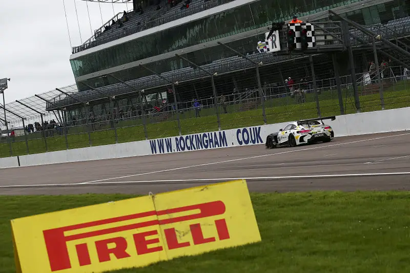 British GT Donington winners Mercedes