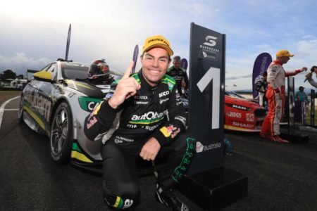 Craig Lowndes wins race 2 of the Tasmania SuperSprint