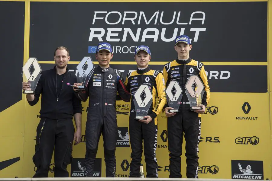 FR 2.0 Eurocup Circuit Paul Ricard race 2 podium