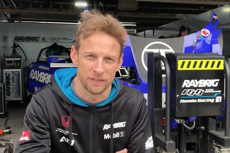 Jenson Button will drive the #100 Raybrig Honda NSX-GT in 2018