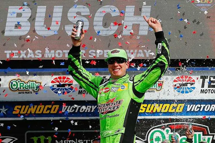 Kyle Busch wins the spring race in Texas