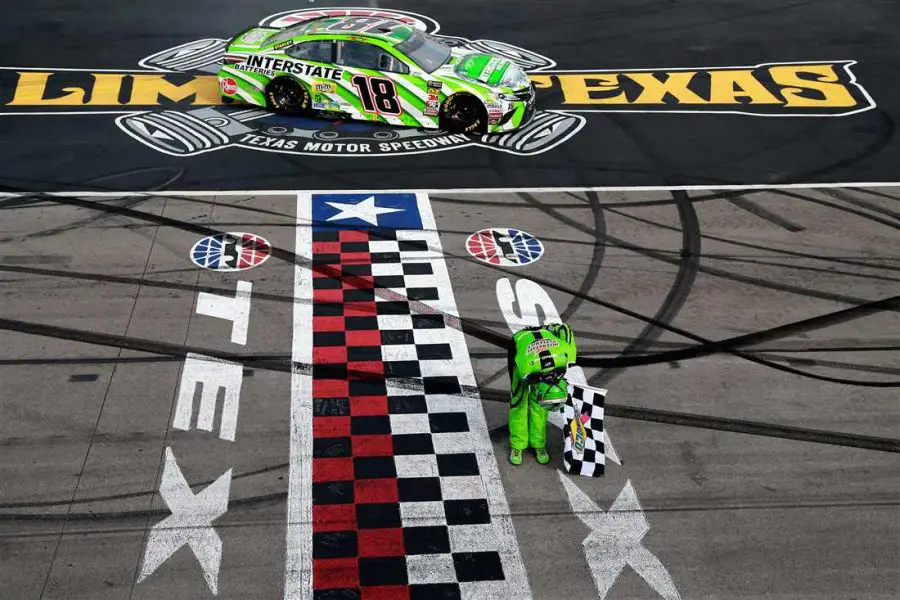 Kyle Busch wins the spring race in Texas