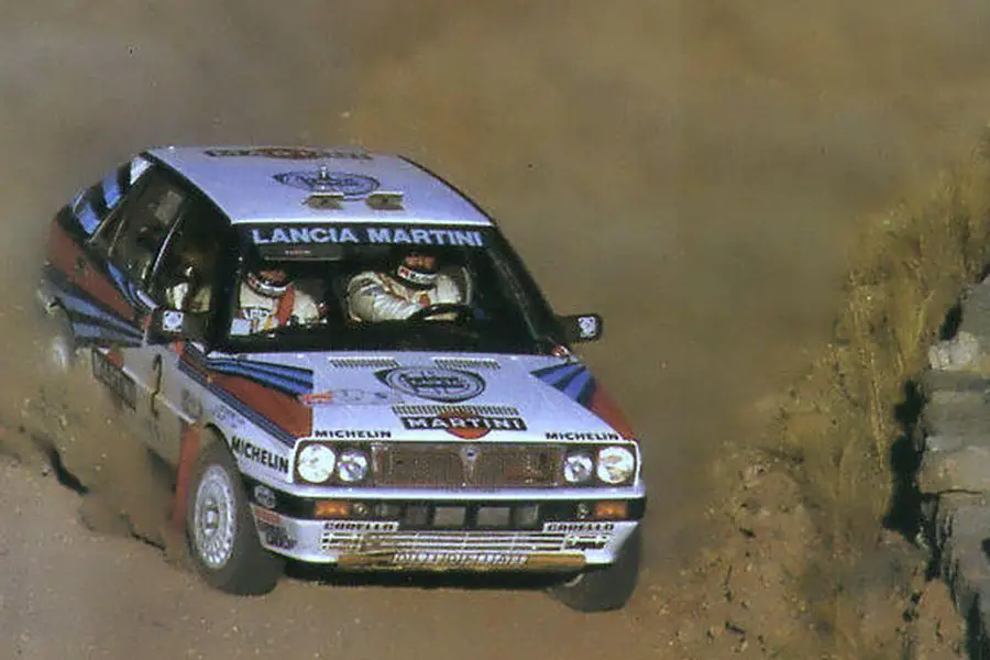 Jorge Recalde, #2 Lancia Delta Integrale, Rally Argentina, 1988 