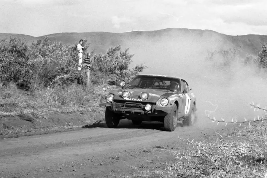 Shekhar Mehta at 1973 Safari Rally