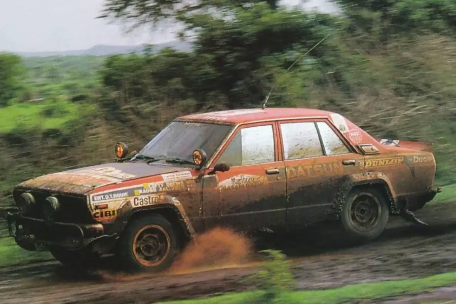 Shekhar Mehta at 1981 Safari Rally