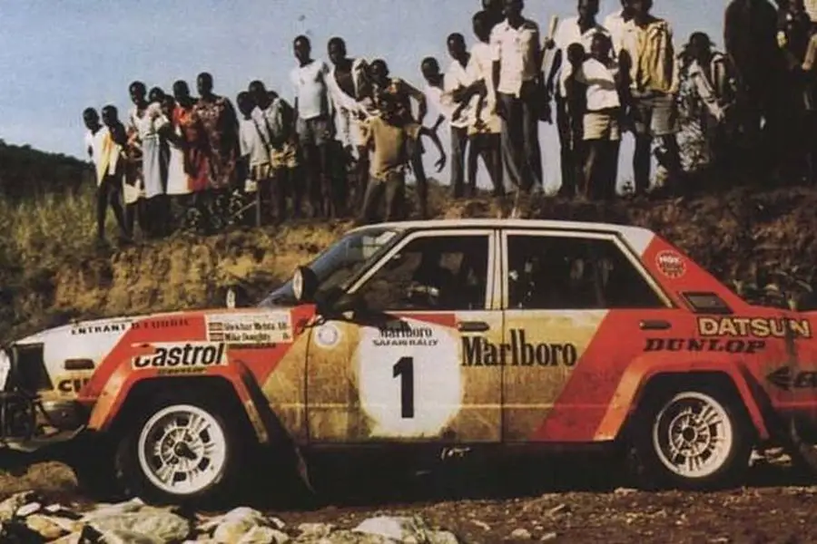 Shekhar Mehta at 1982 Safari Rally