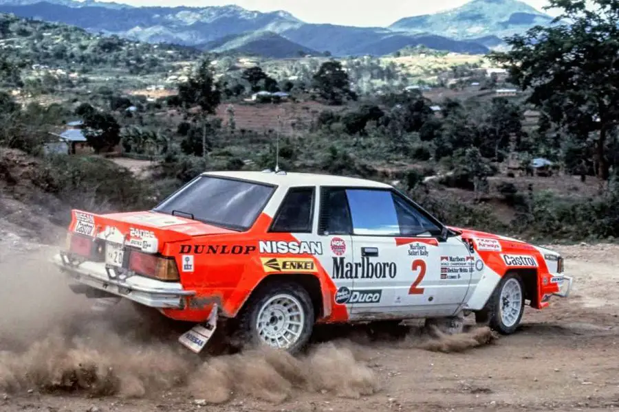 Shekhar Mehta's Nissan 240 RS Group B car