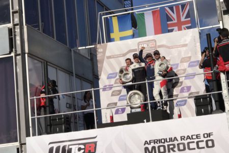 WTCR Marrakech race 1 podium