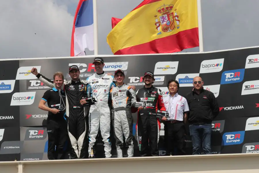 TCR Europe, Circuit Paul Ricard, race 1 podium