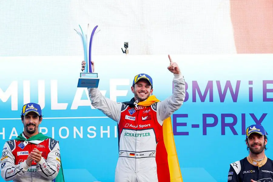 Berlin ePrix podium