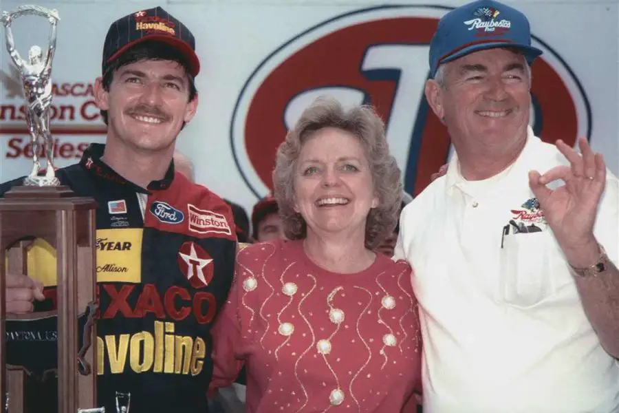 Davey Allison and Bobby Allison