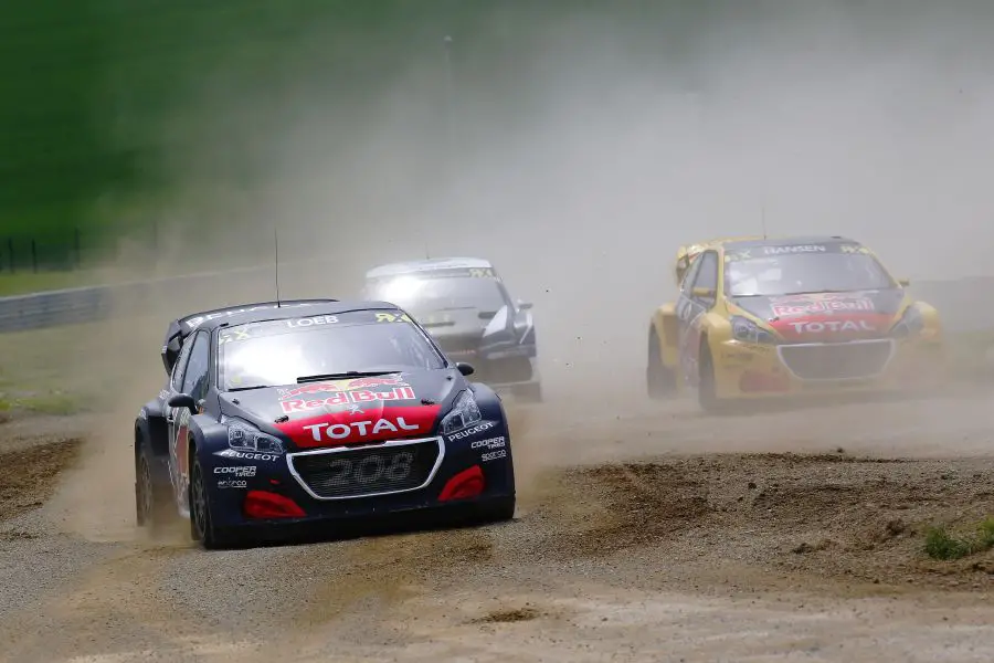 Sebastien Loeb's #9 Peugeot 208 WRX Supercar