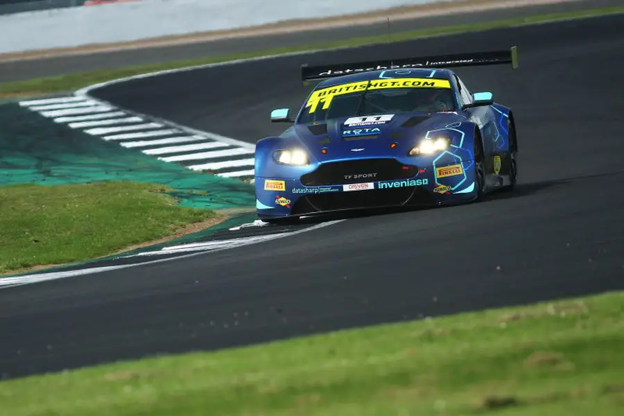 British GT Championship Silverstone #11 TF Sport Aston Martin Vantage