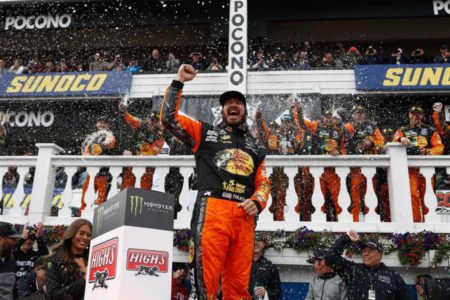 Martin Truex Jr. wins Pocono 400