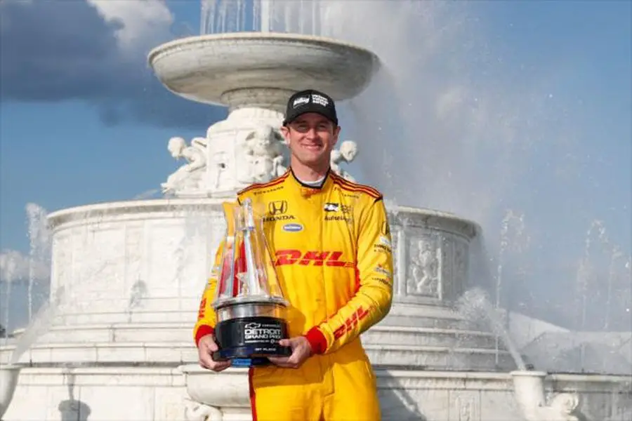 Ryan Hunter-Reay wins Detroit Grand Prix