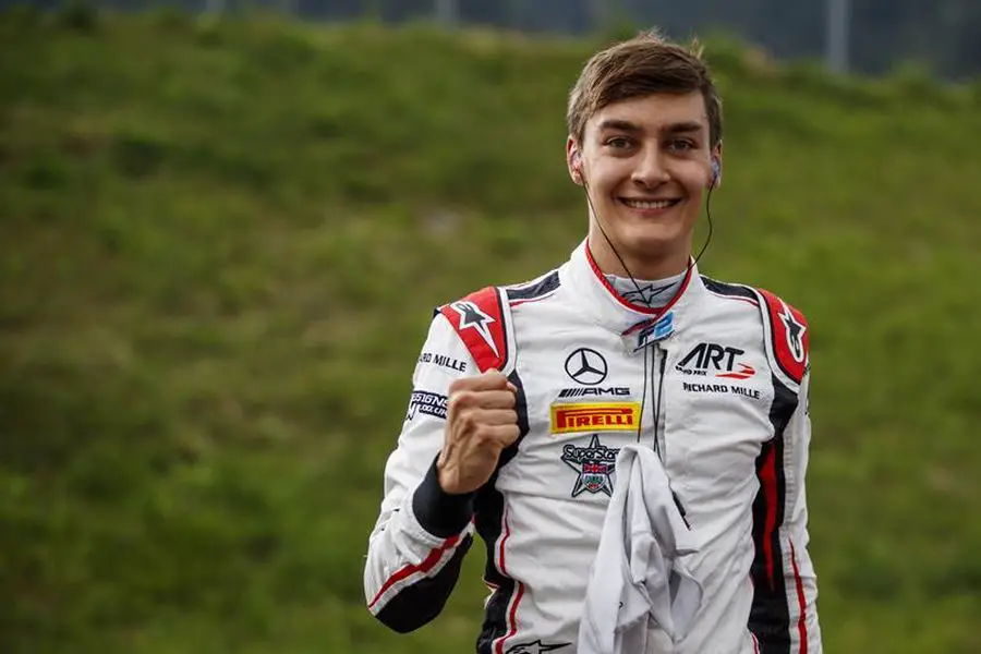 George Russell is the F2 Championship leader after six rounds