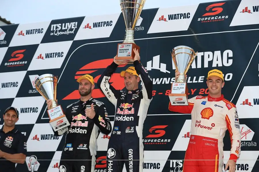 Townsville 400 podium