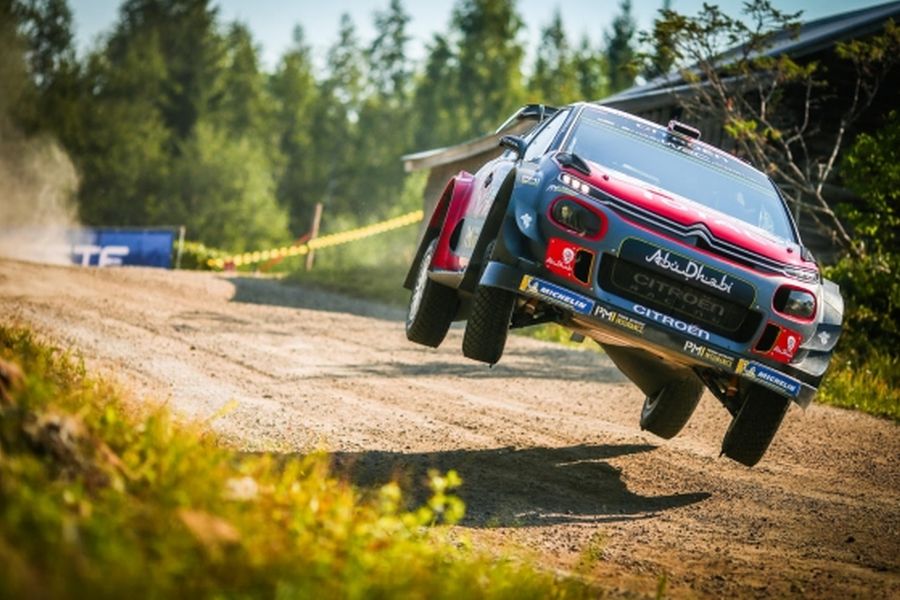 ott tanak dominantly wins the rally finland